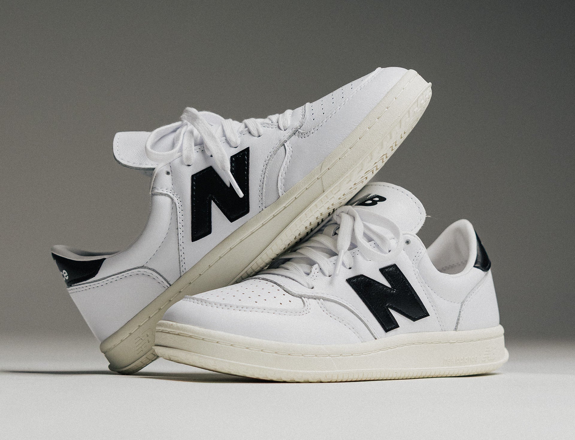 New Balance T500 white black