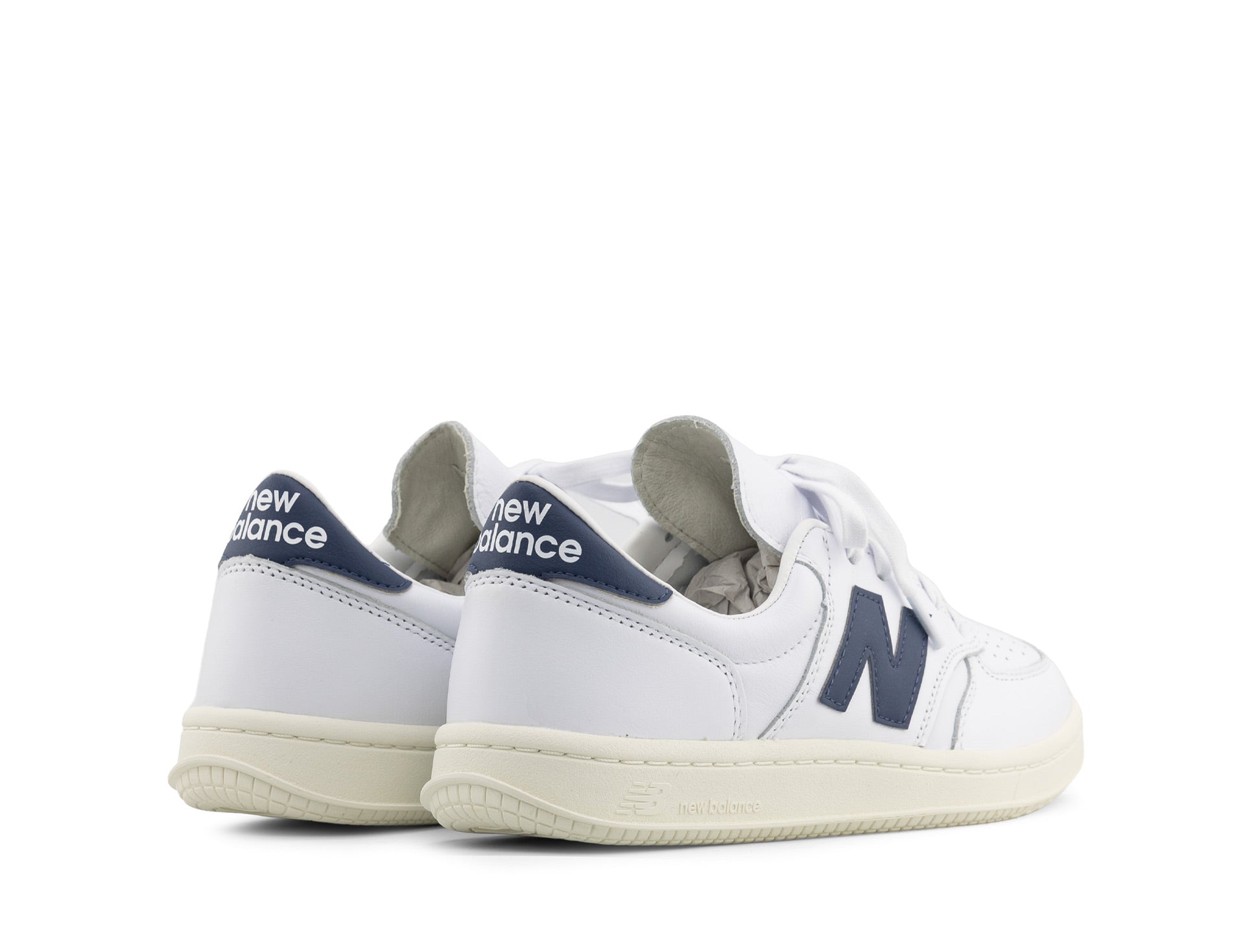 New Balance T500 white vintage indigo