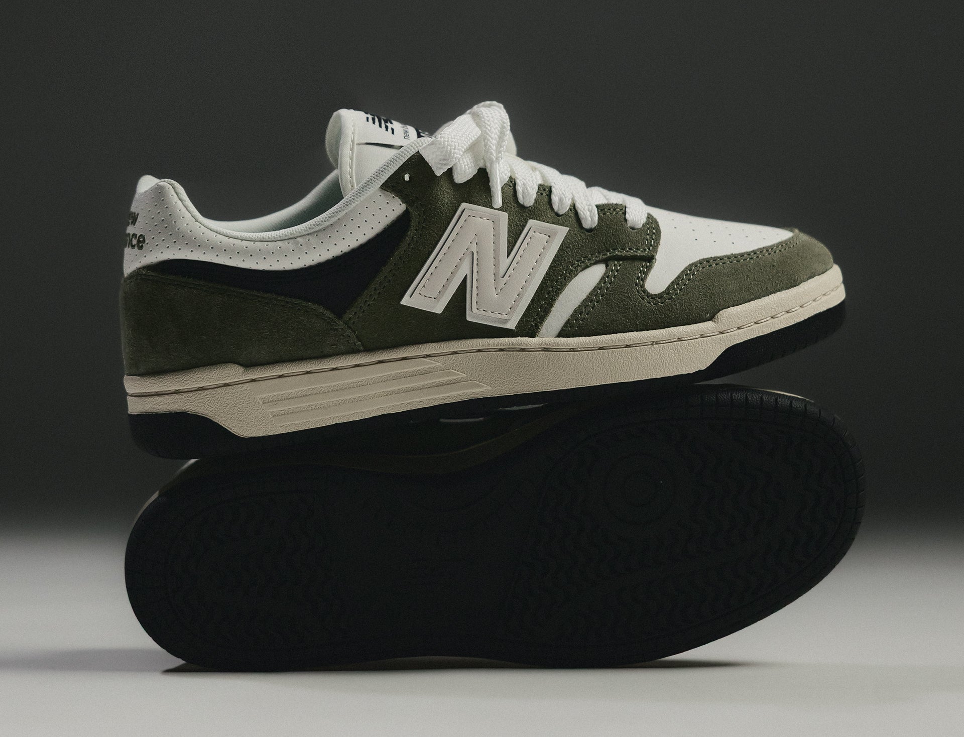 New Balance 480 dark olivine sea salt