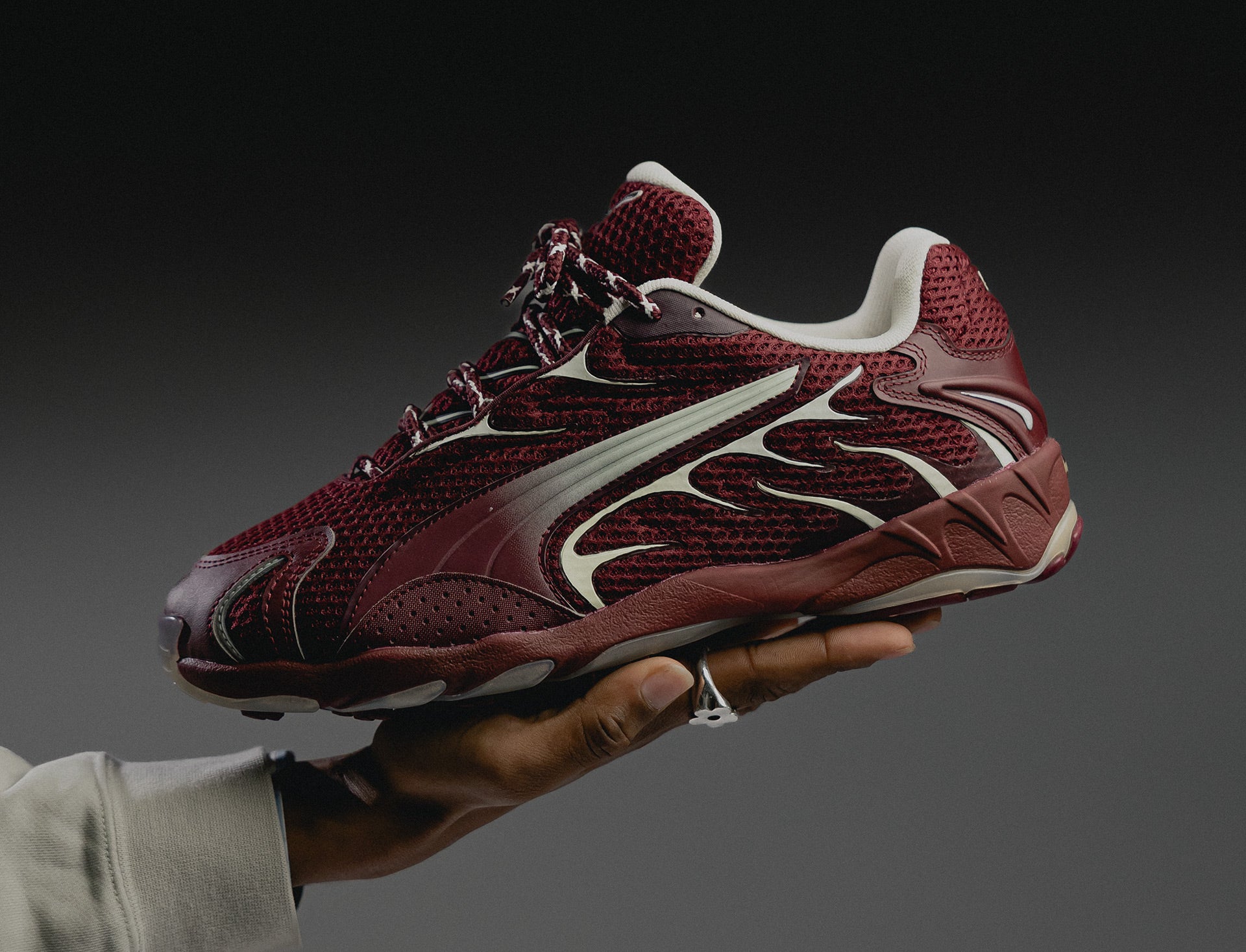 Puma Inhale Mesh ruby shimmer alpine snow