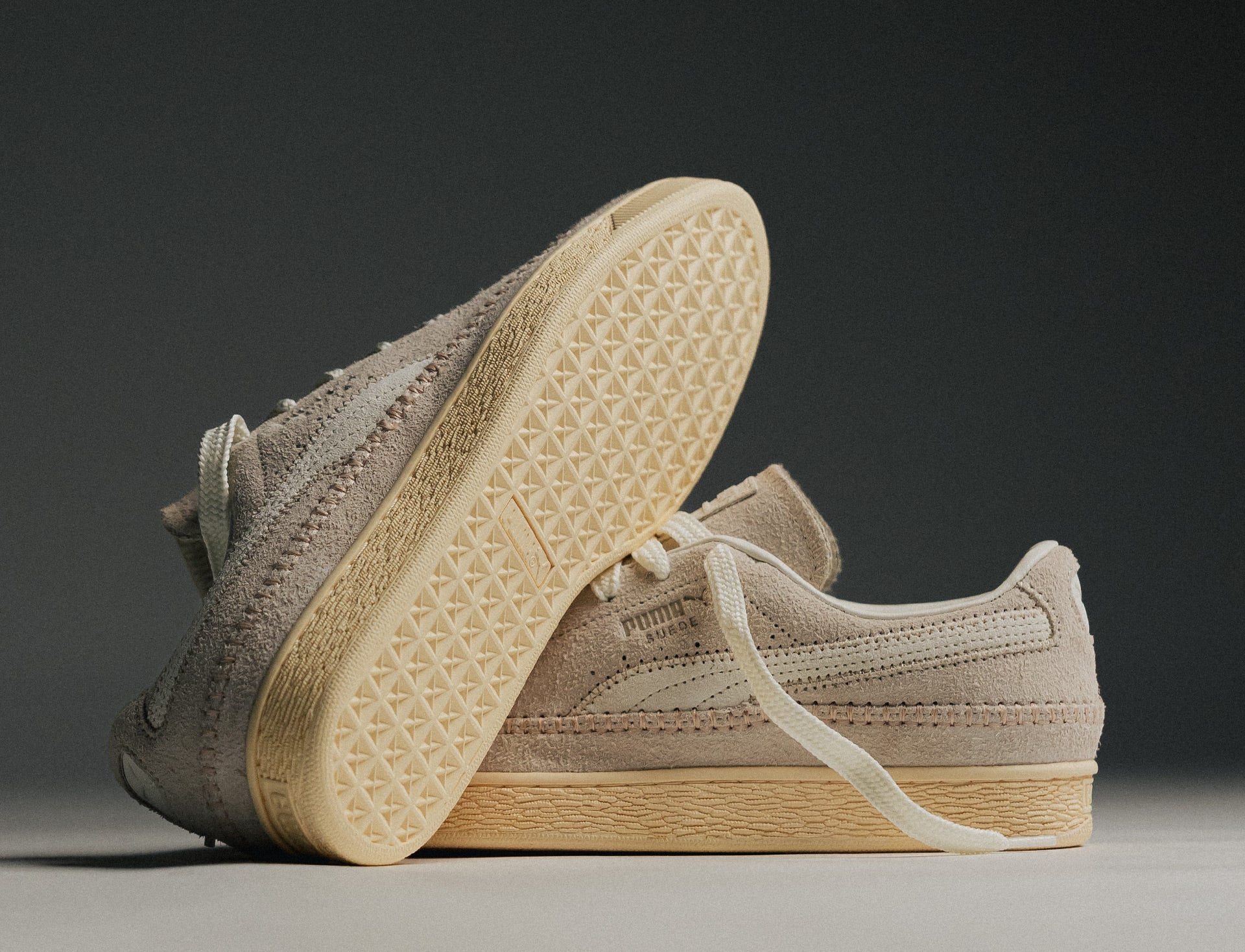 Puma Suede Moccasin frosted ivory warm white