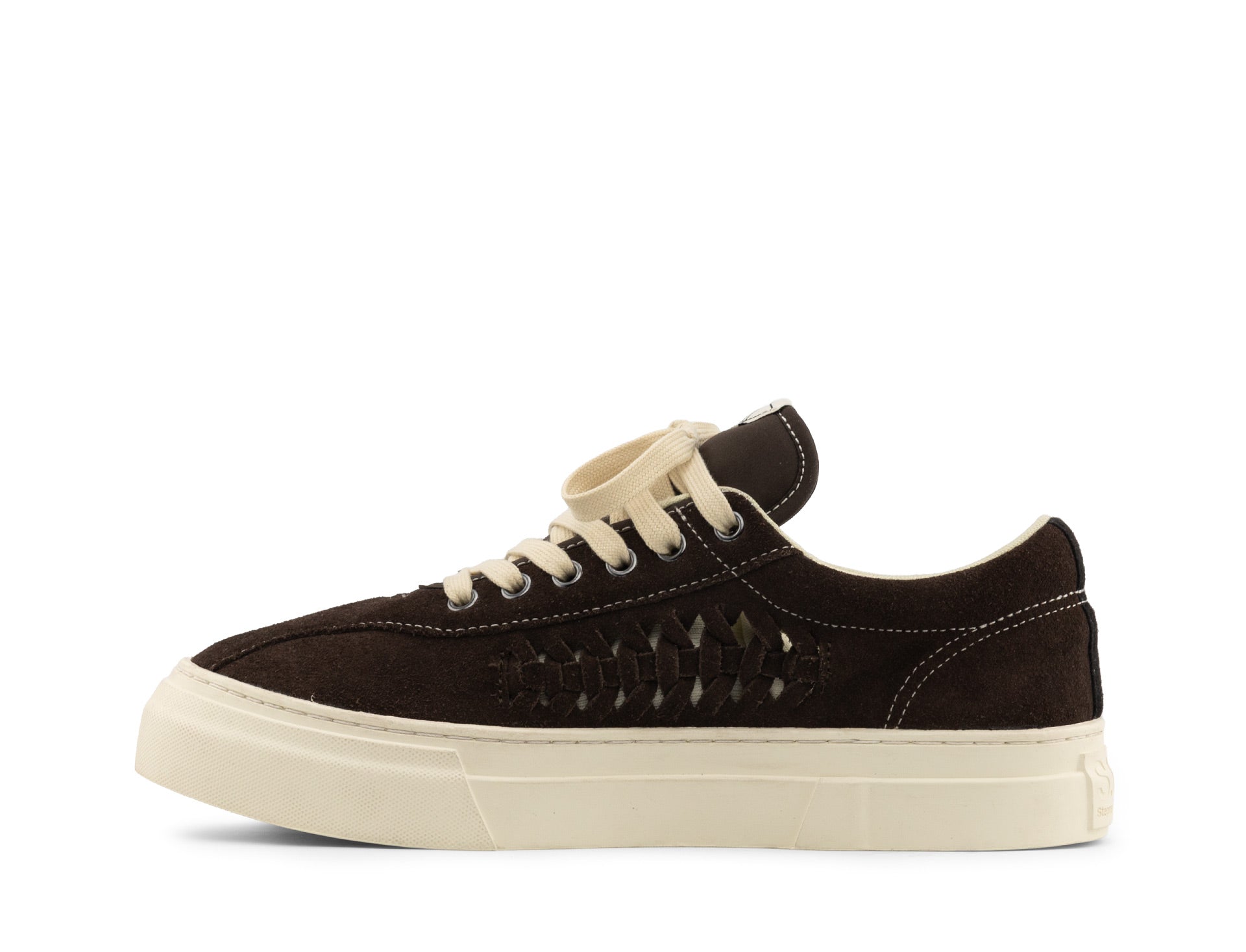 Stepney Workers Club Dellow Woven Suede dark brown