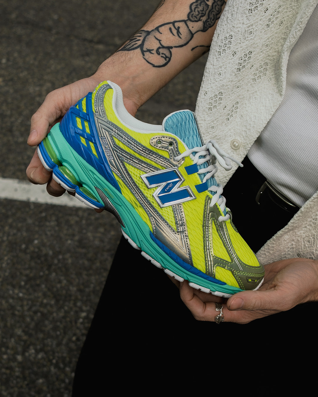 New Balance 1906R neon blue