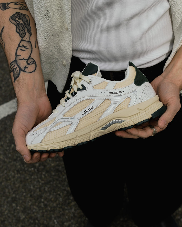 Mercer The Re-Run Vintage Nappa white green