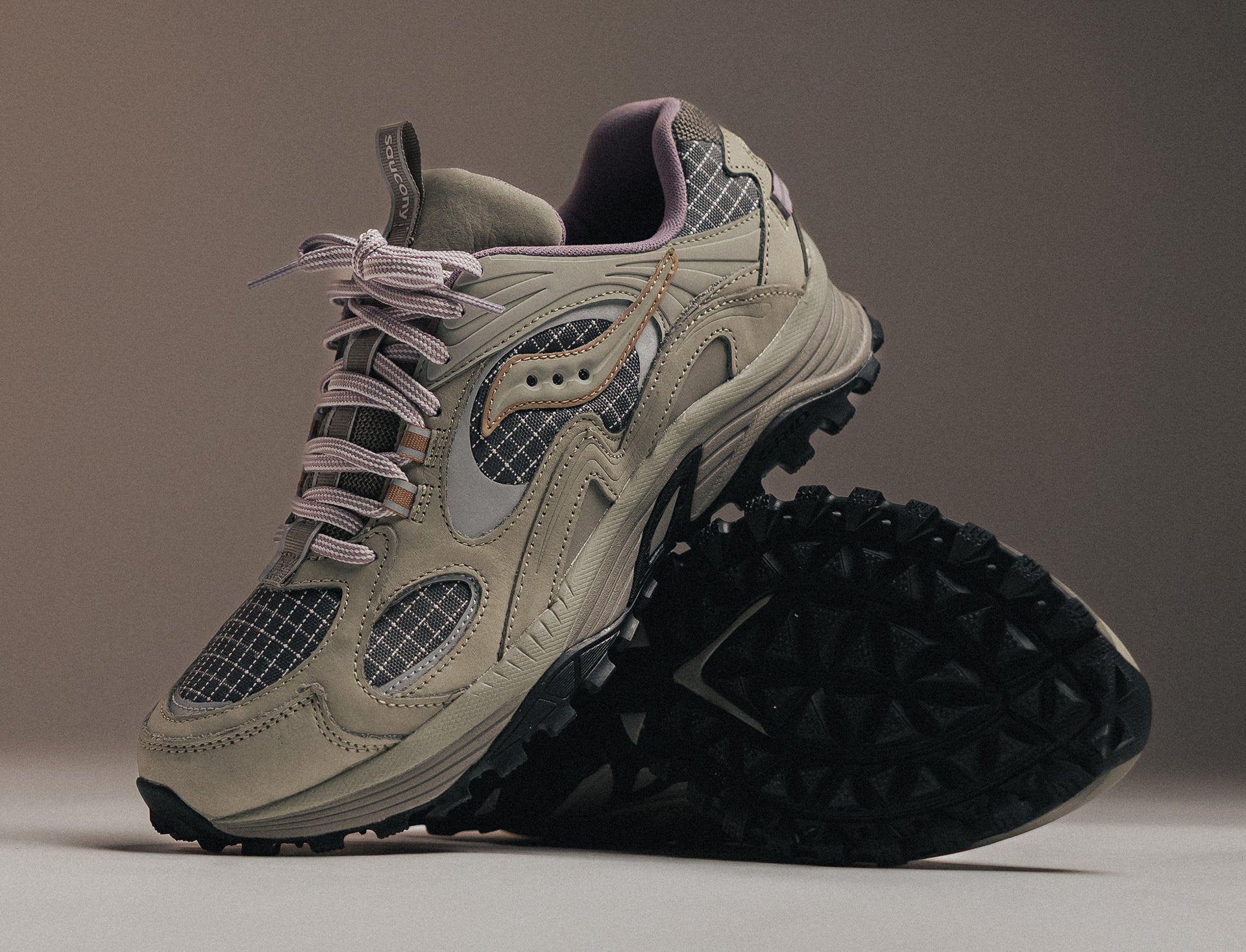 Saucony Grid Aura X grey agave