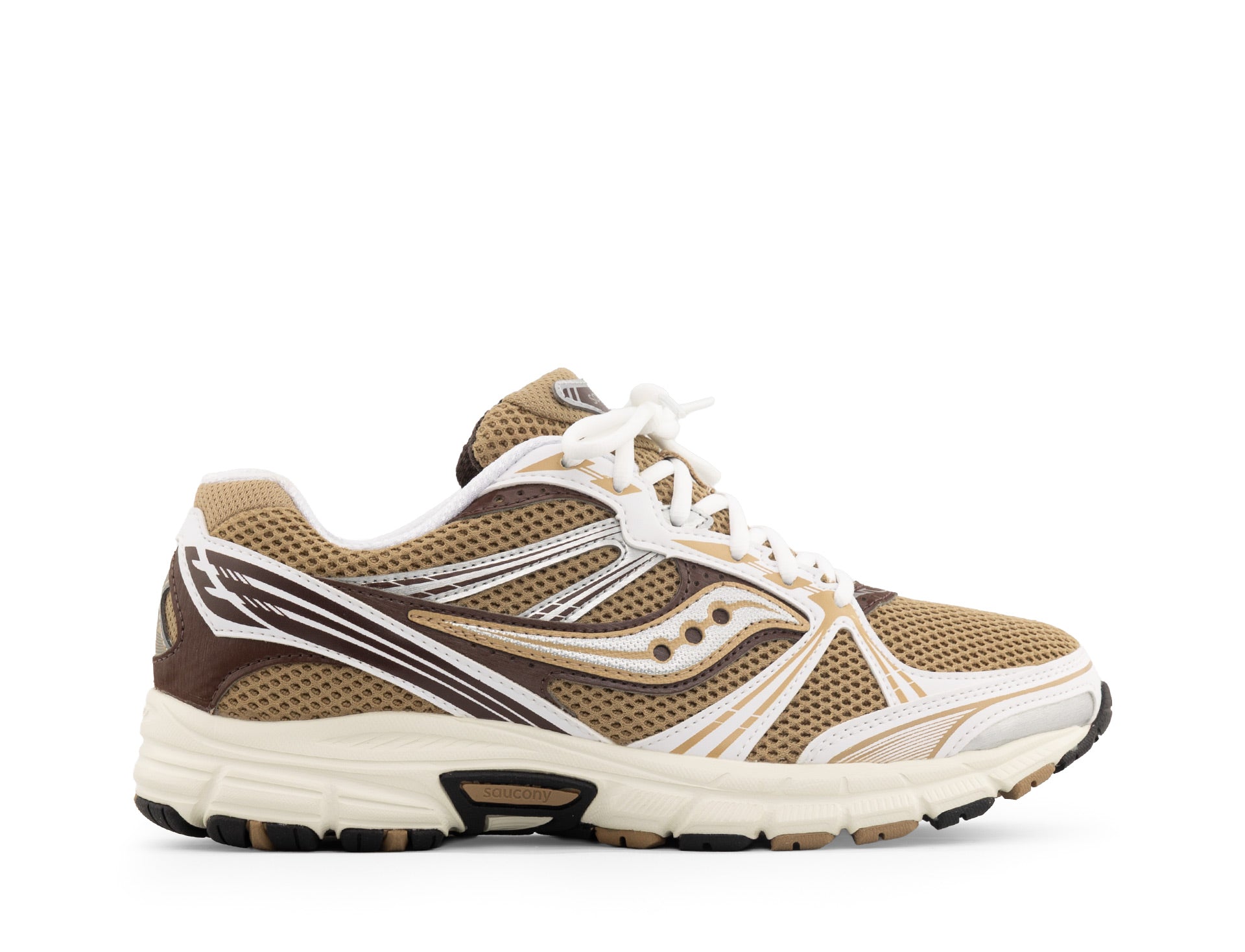 Saucony Grid Legacy saddle white