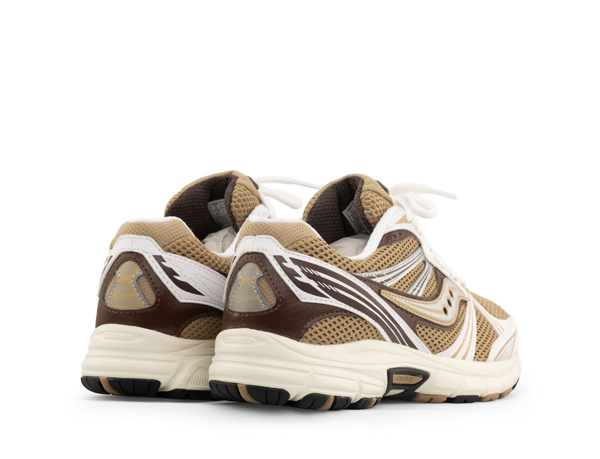 Saucony Grid Legacy saddle white