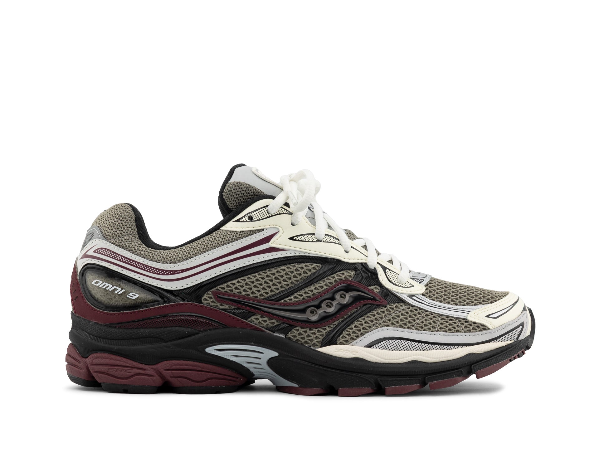 Saucony Progrid Omni 9 tan maroon