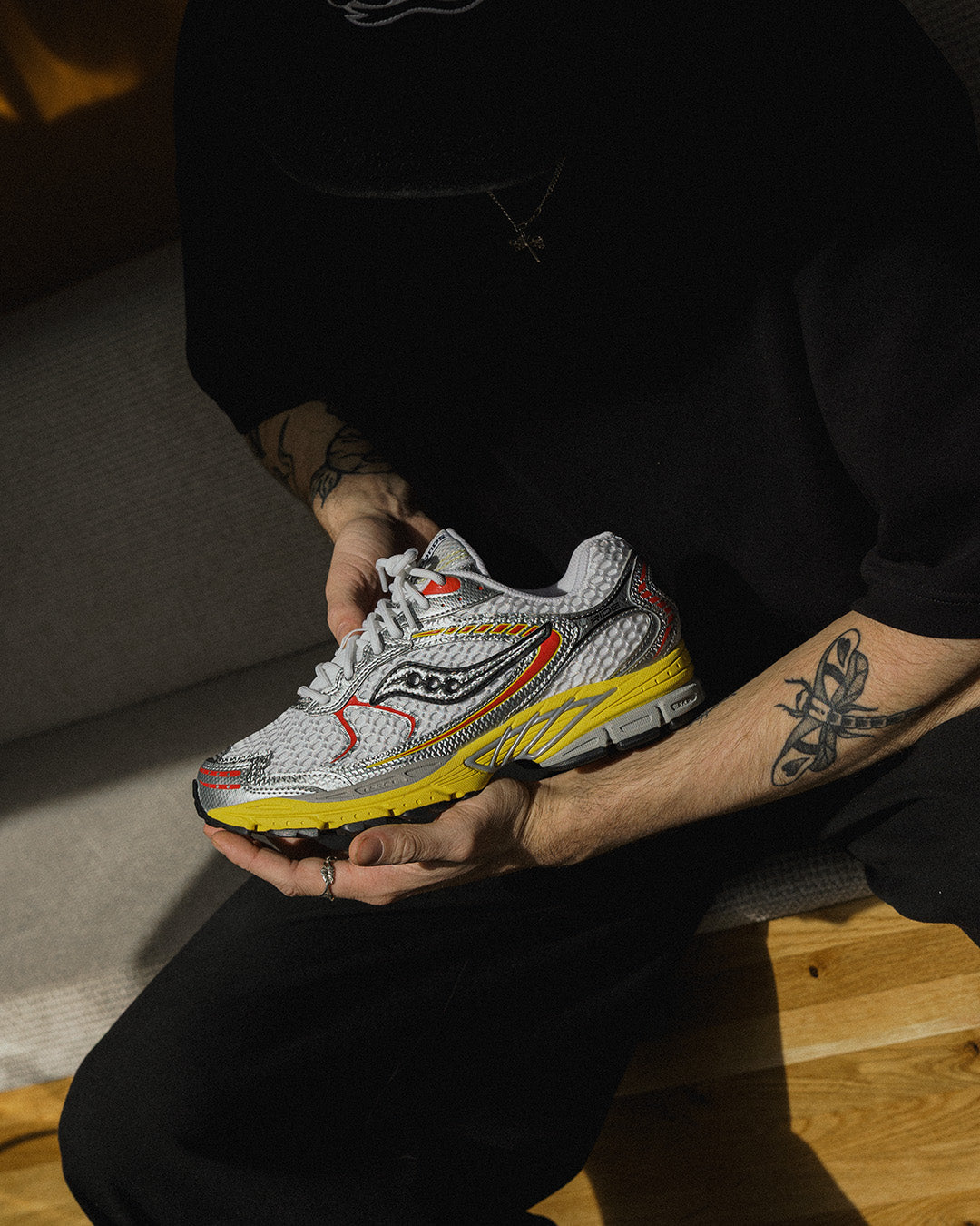 Saucony Progrid Ride 1 white buttercup