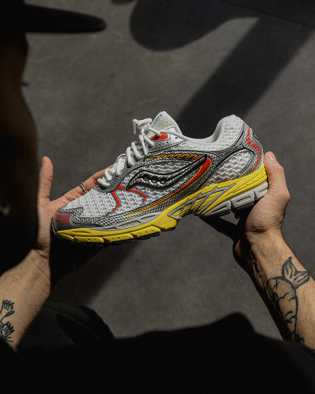 Saucony Progrid Ride 1 white buttercup