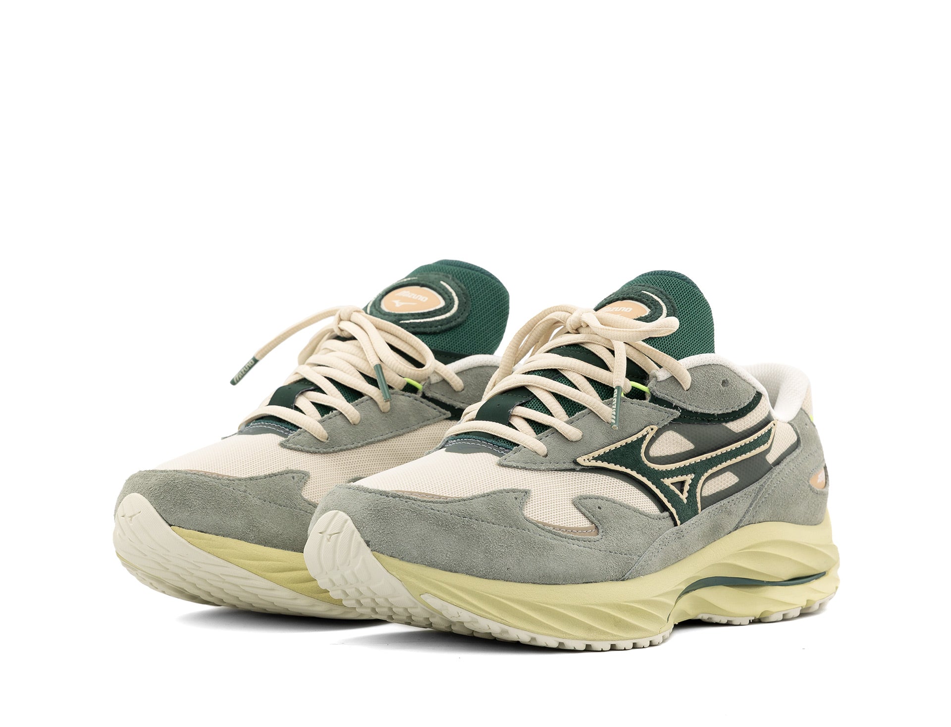 Mizuno Wave Rider β shadow pine grove summer sand