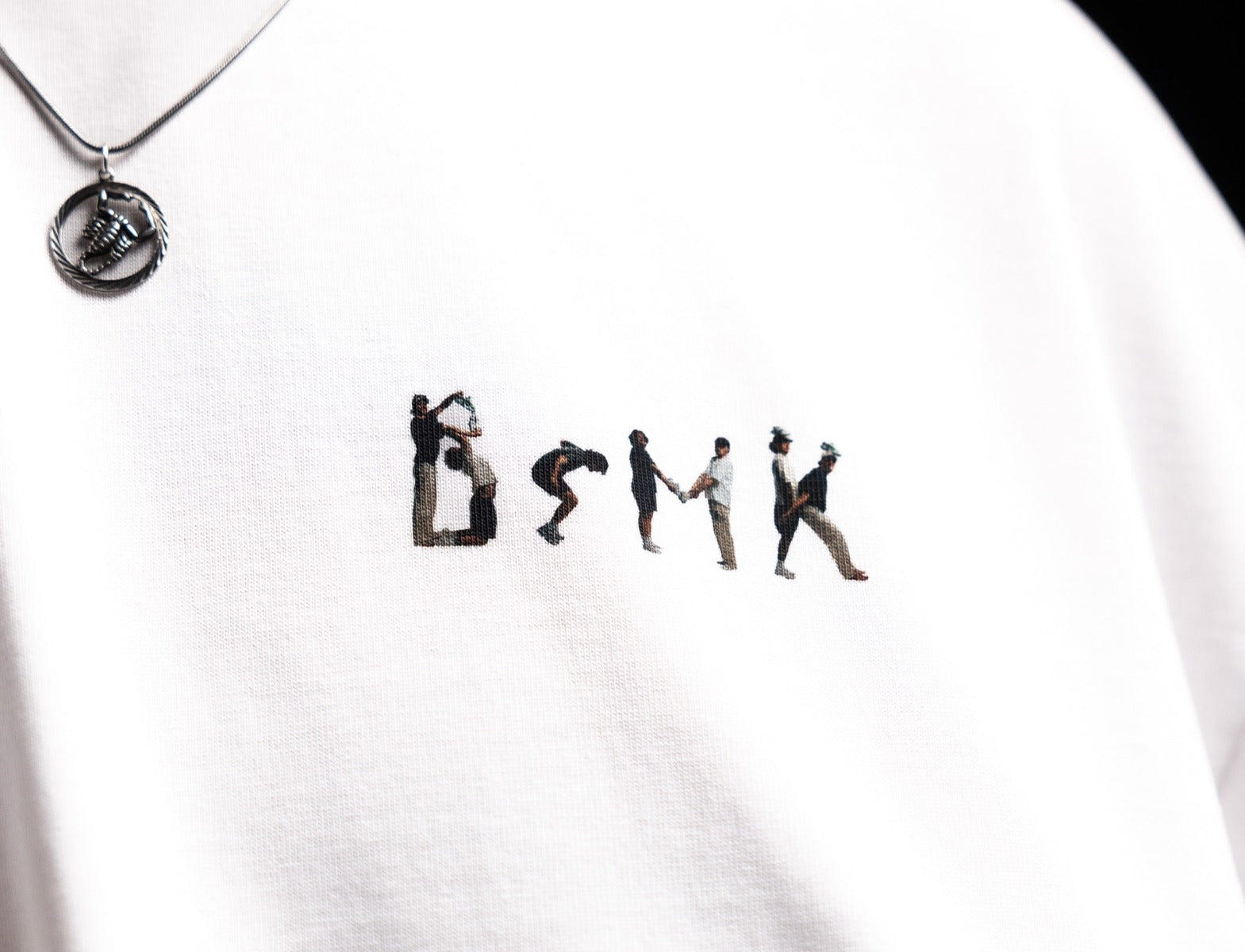 BSMK Living Letters Logo Tee white 4