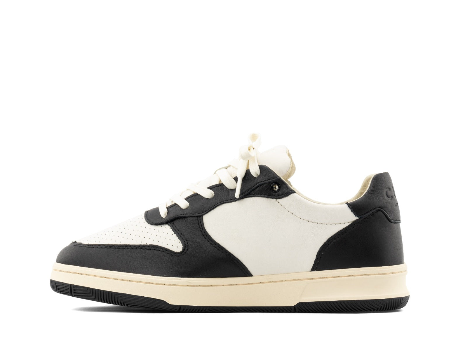 Clae Malone black leather off-white 2