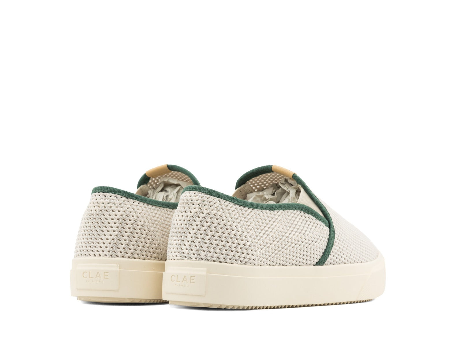 Clae Porter Knit eggnog trekking green