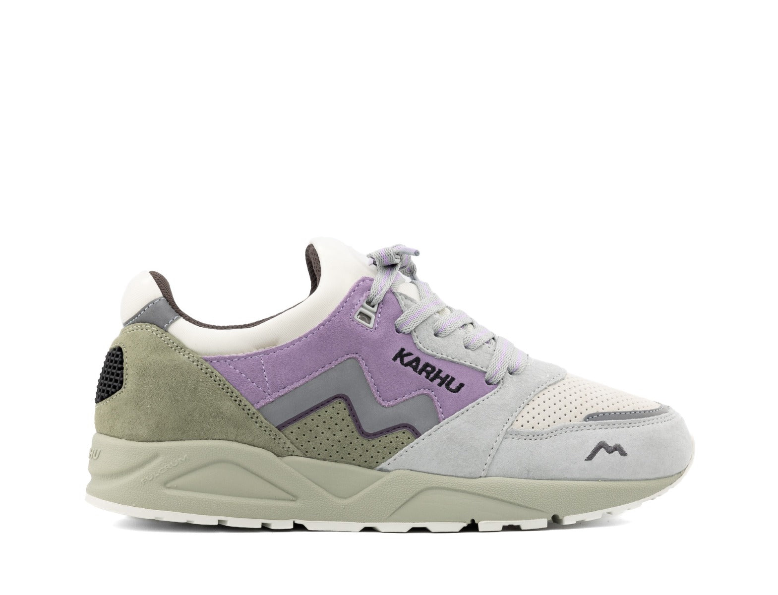 Karhu Aria 95 ‘Mystic Forest’ Pack dawn blue orchid petal