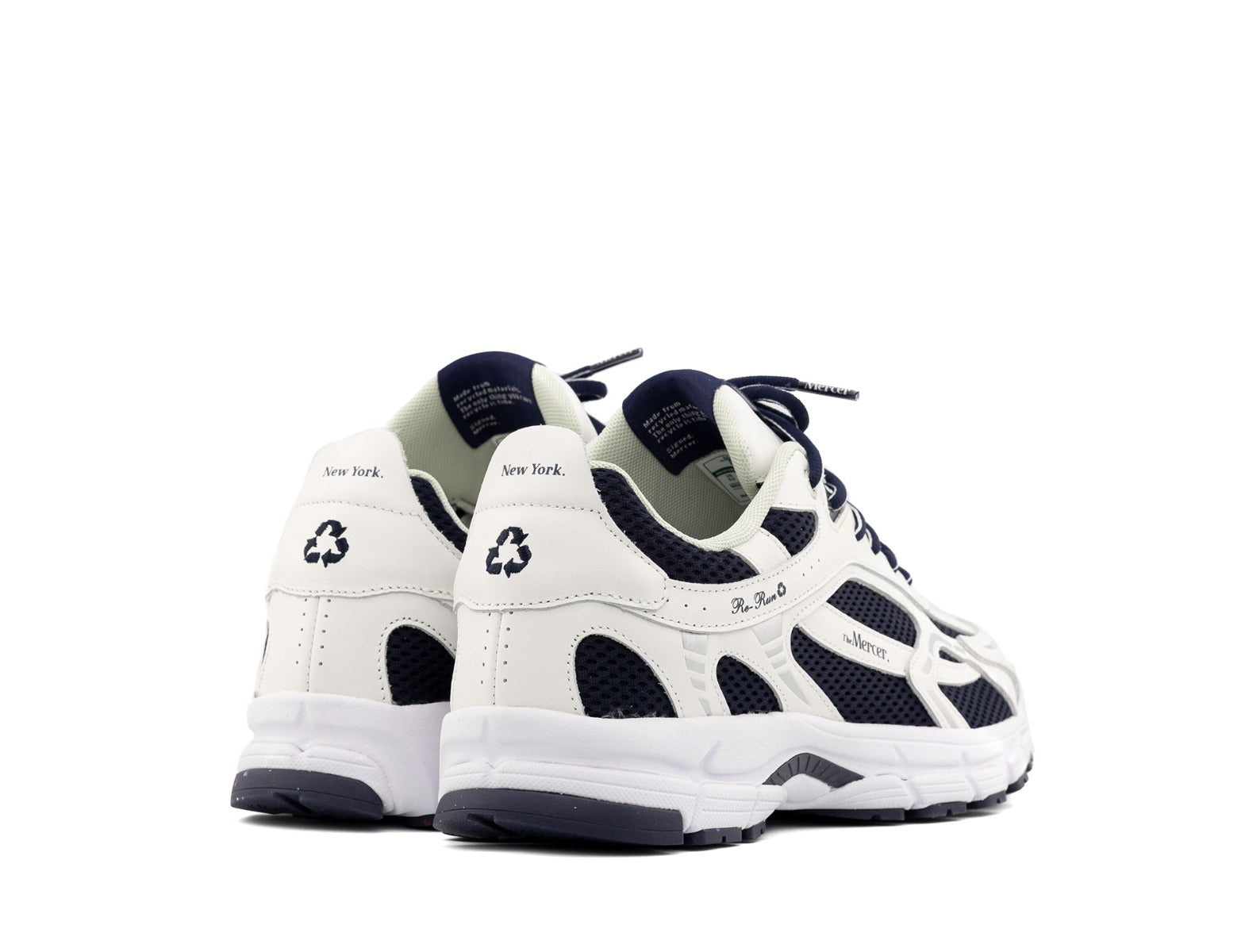 Mercer The Re-Run City ‘New York’ navy white