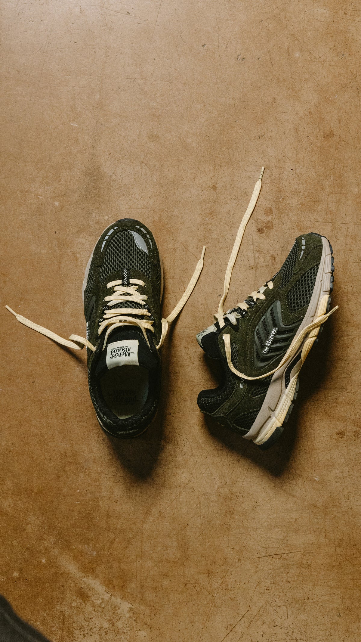Mercer The Re-Run EVO Nubuck army green