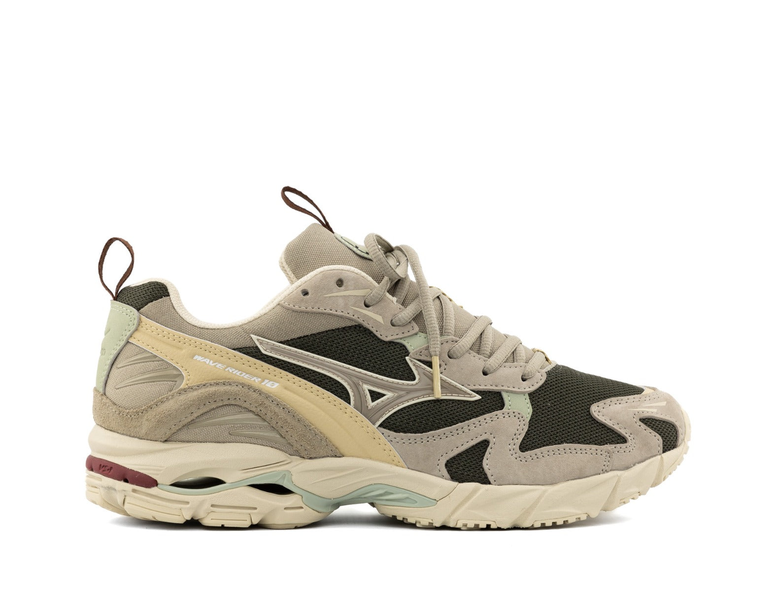 Mizuno Wave Rider 10 Premium beluga vintage khaki mojave desert 1