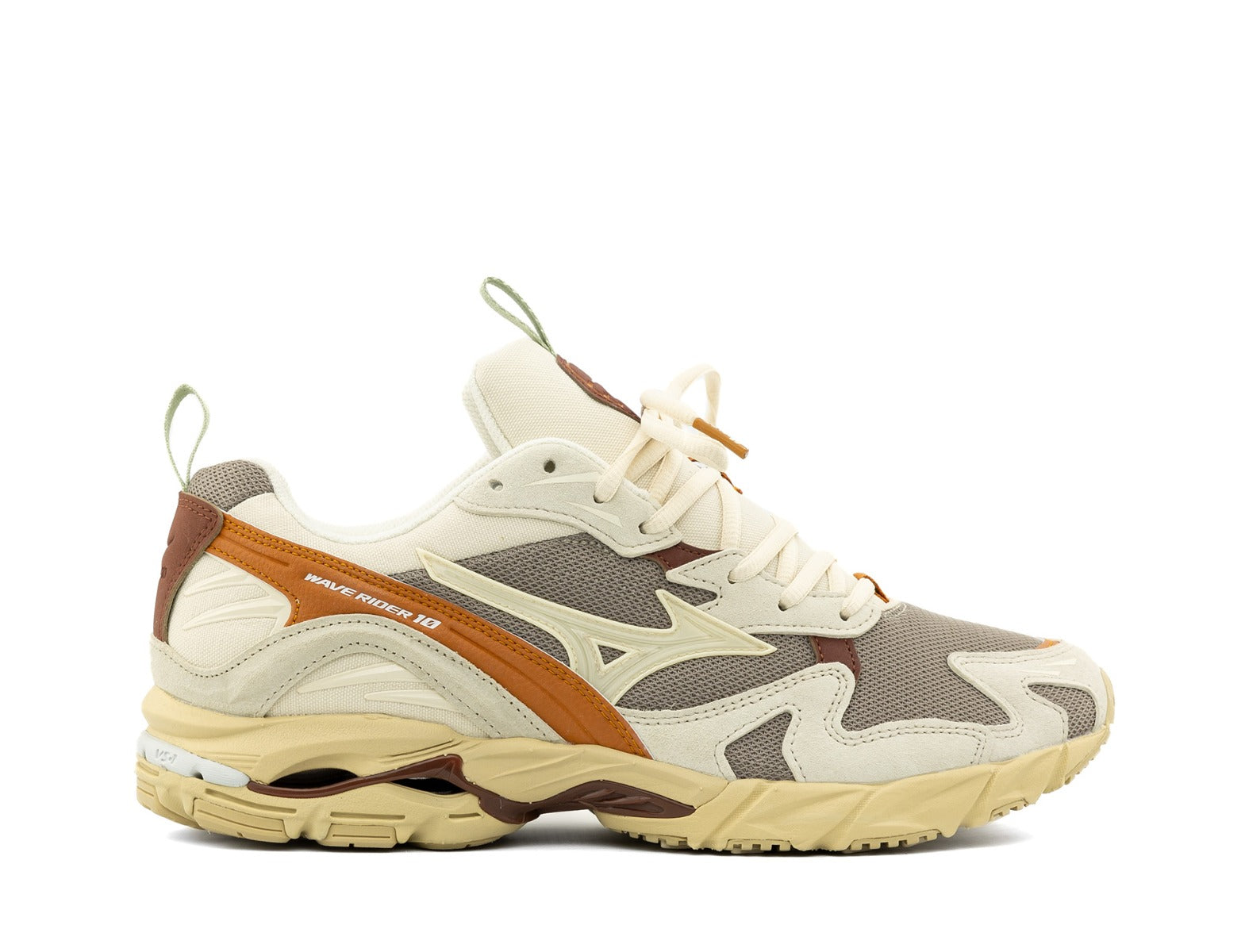 Mizuno Wave Rider 10 Premium vintage khaki summer sand pumpkin spice