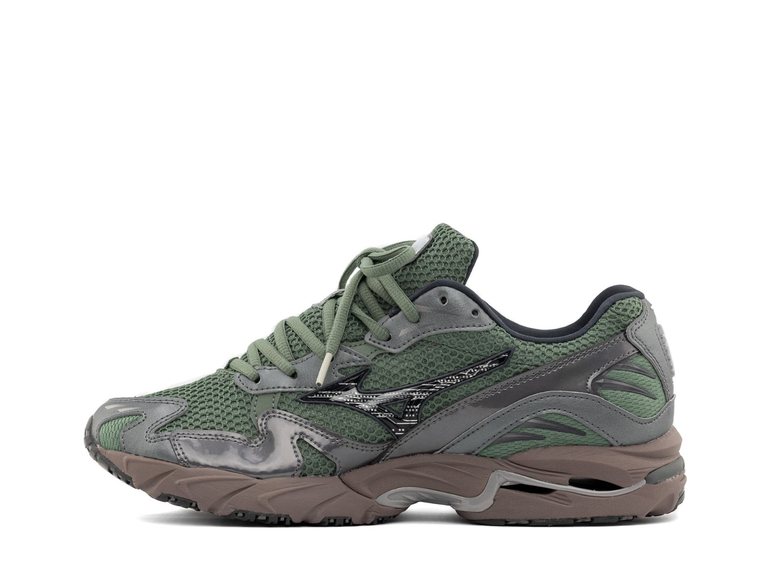 Mizuno Wave Rider 10 Sport 'Y2K' Pack agave green black sand metallic gray