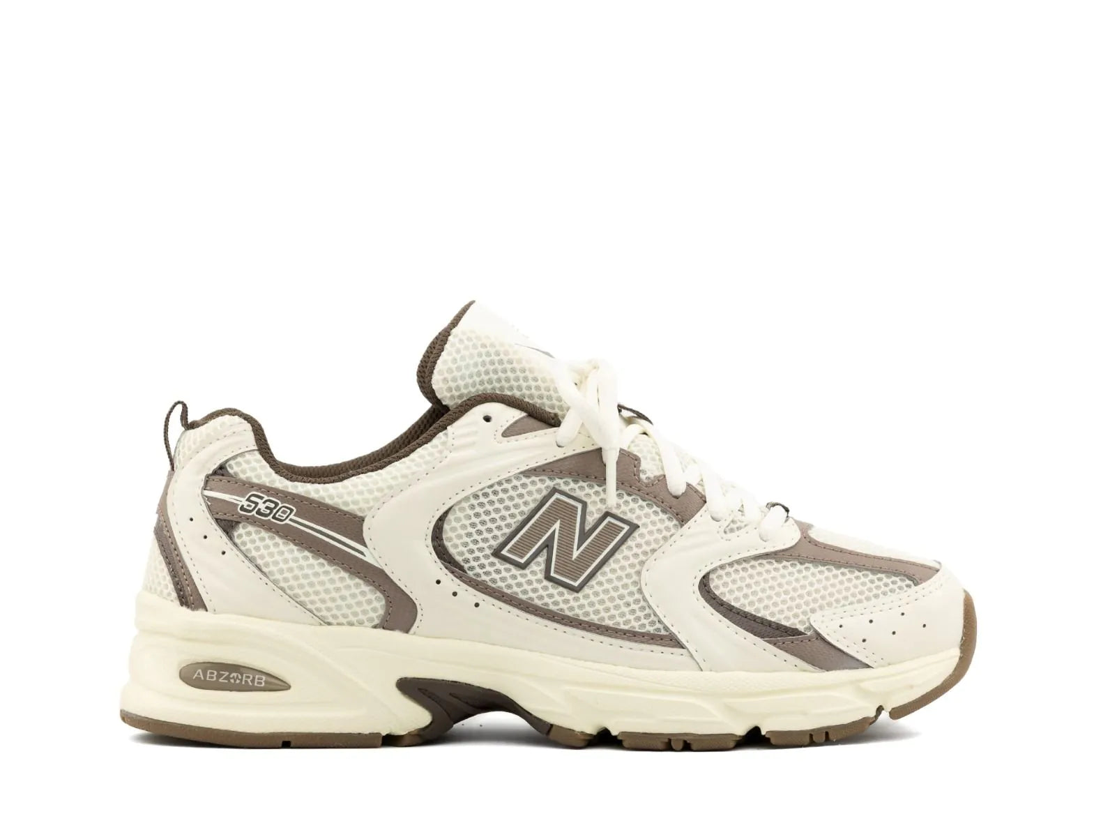 New Balance 530 white calm taupe 1