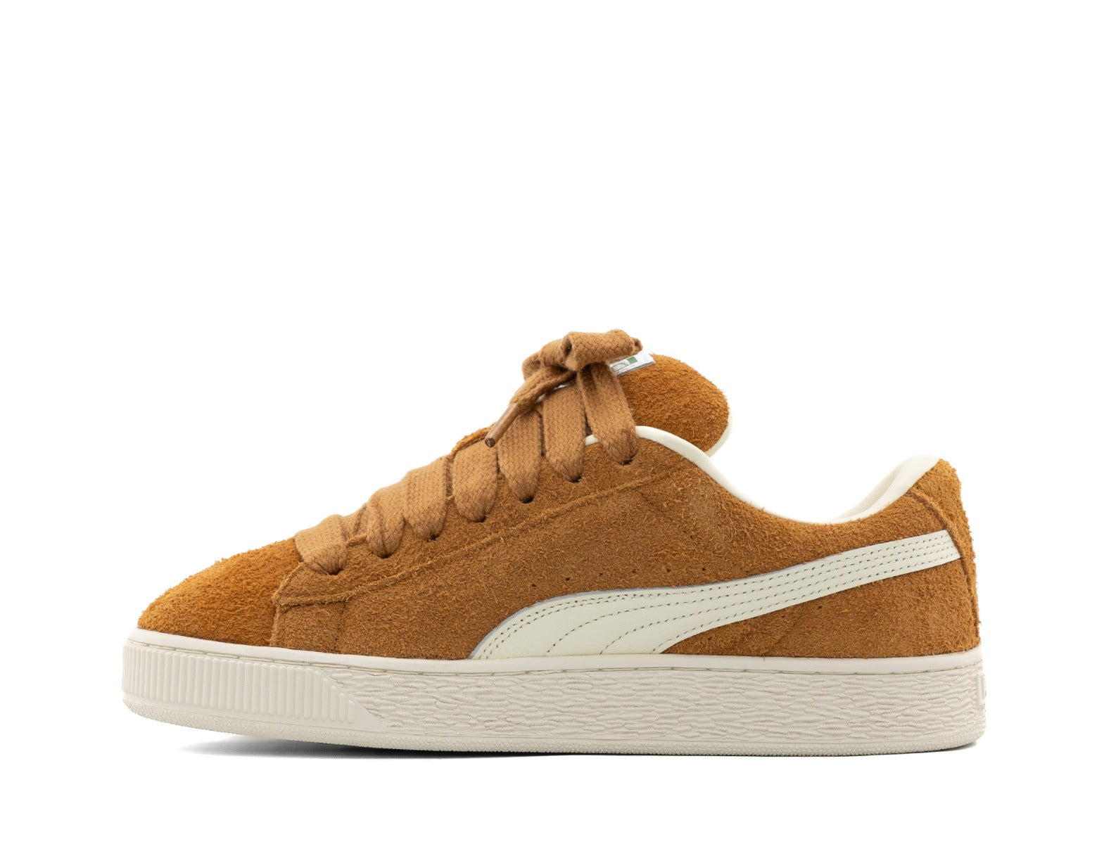 Puma Suede XL Hairy caramel latte frosted ivory 2