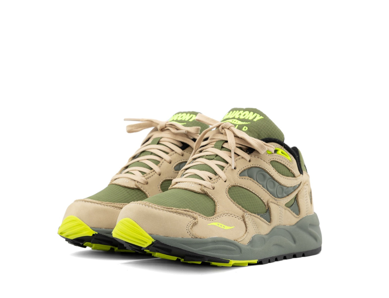 Saucony Grid Shadow 2 avocado beige 3