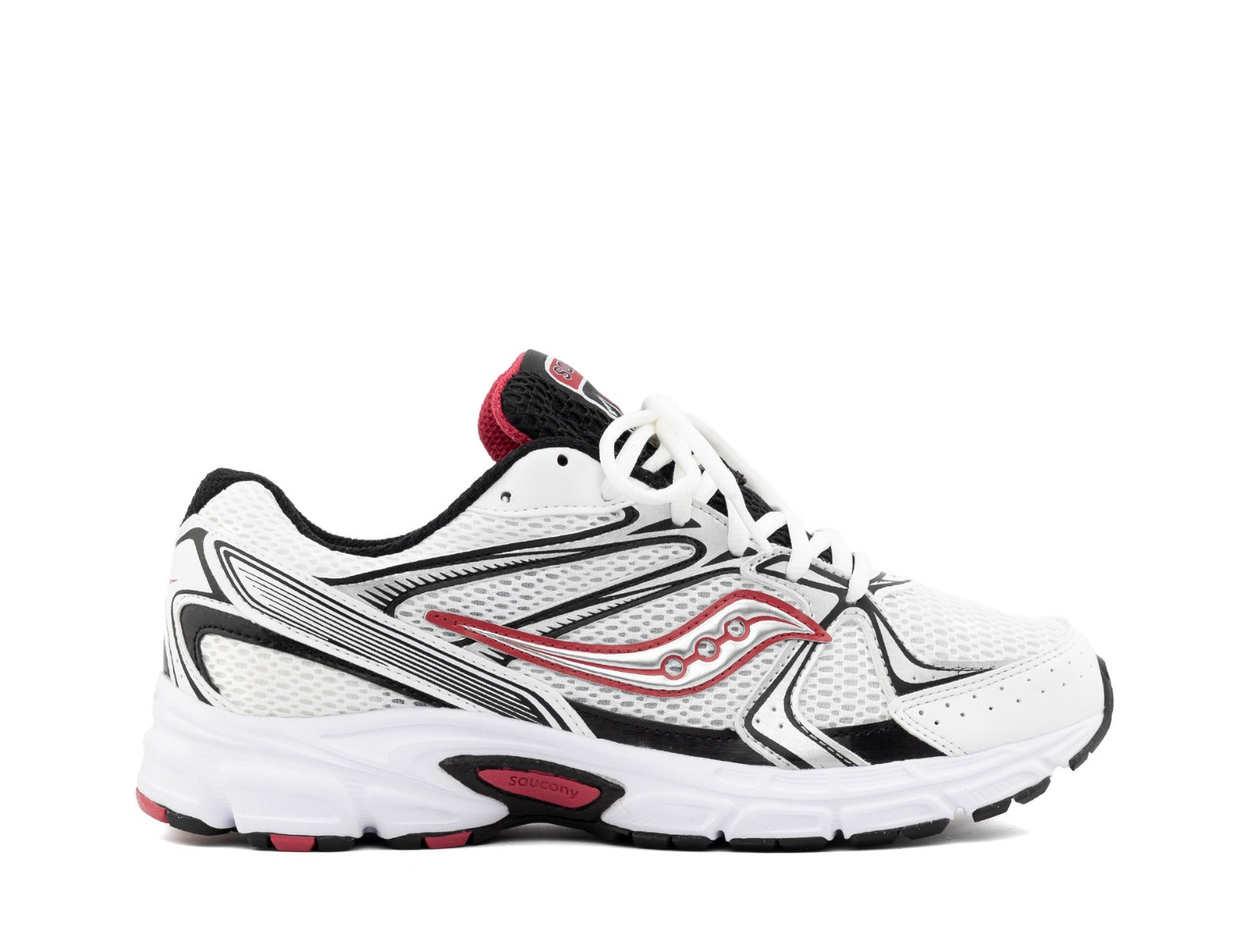 Saucony Ride Millennium white silver red 1