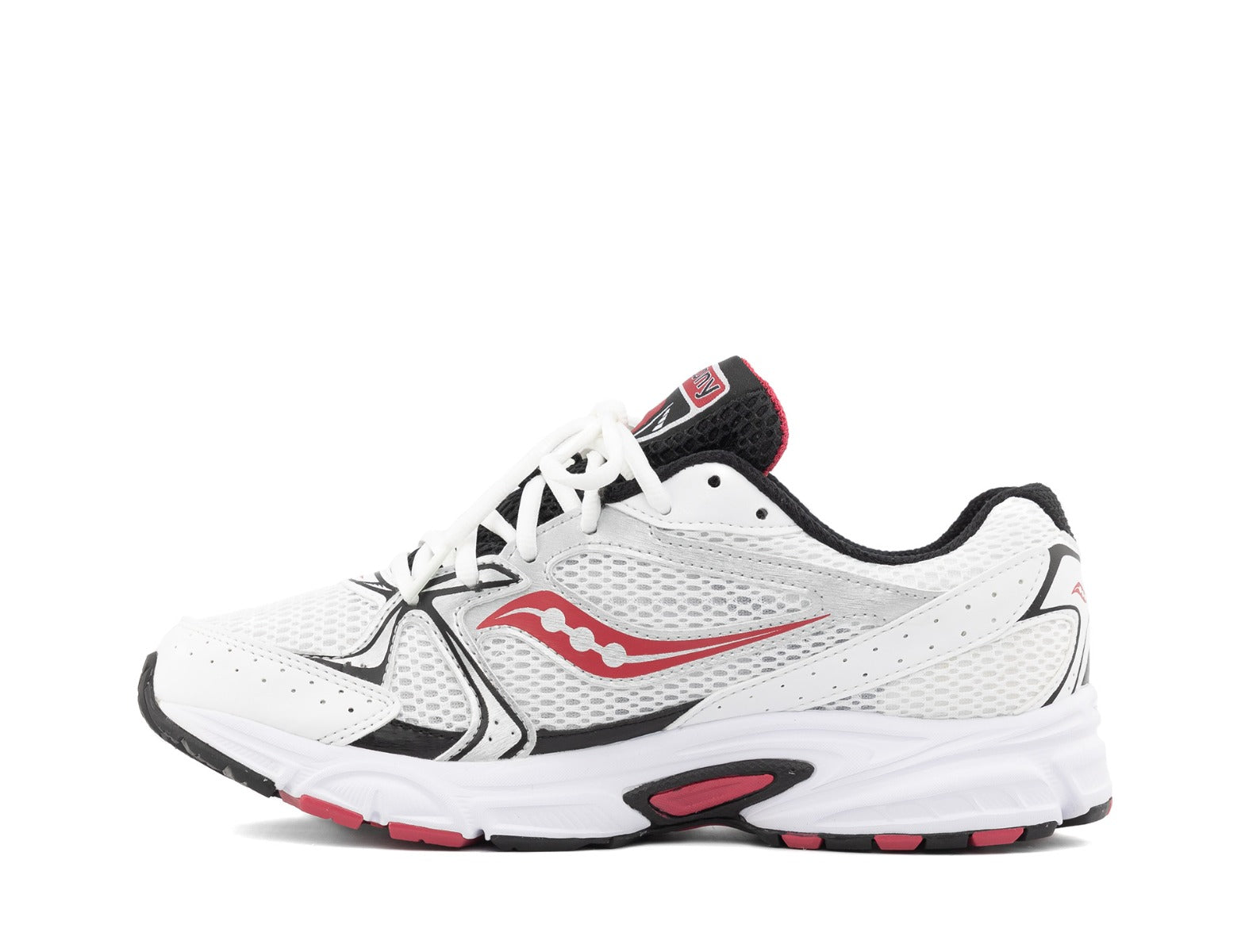 Saucony Ride Millennium white silver red 2