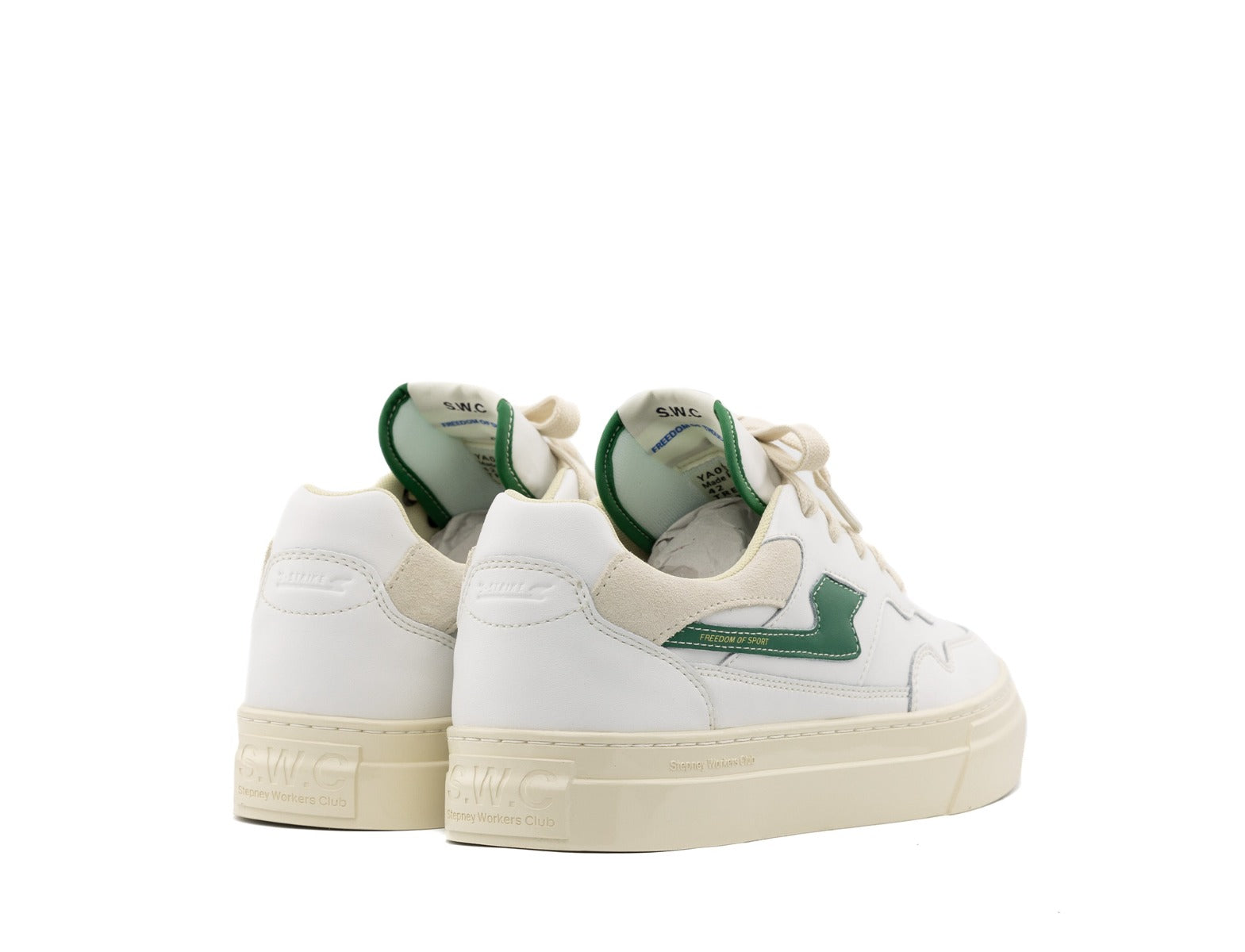 Stepney Workers Club Pearl S-Strike Leather white green