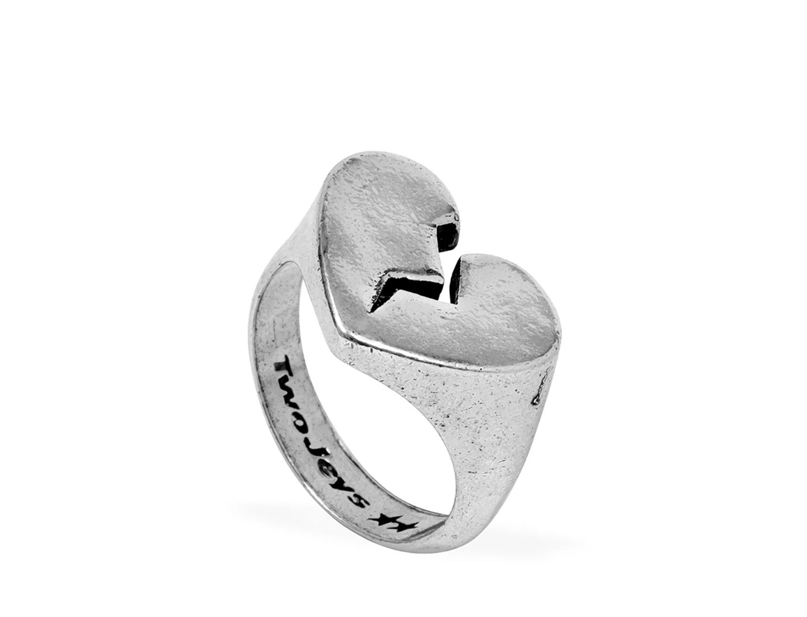 TwoJeys Broken Heart Ring